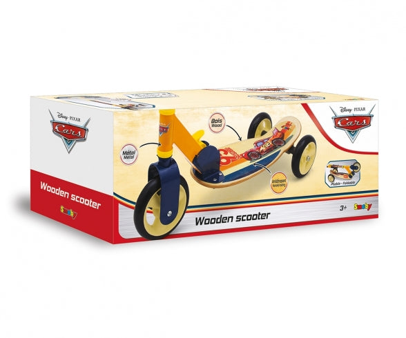 SMOBY CARS 3W FOLDABLE WOODEN SCOOTER