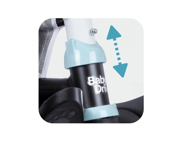 SMOBY TRICYCLE BABY DRIVER PLUS BLUE