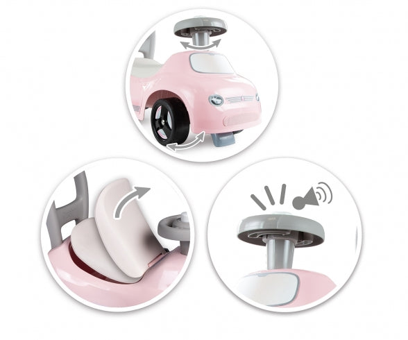 SMOBY Auto Ride-On Pink