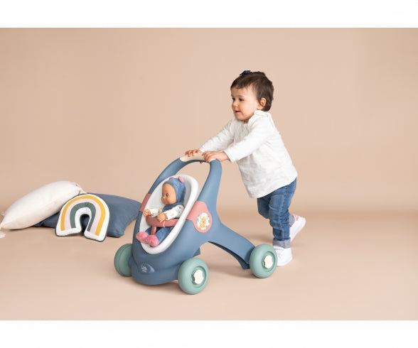 SMOBY Little Smoby Baby Walker 3 in 1 + Baby Doll