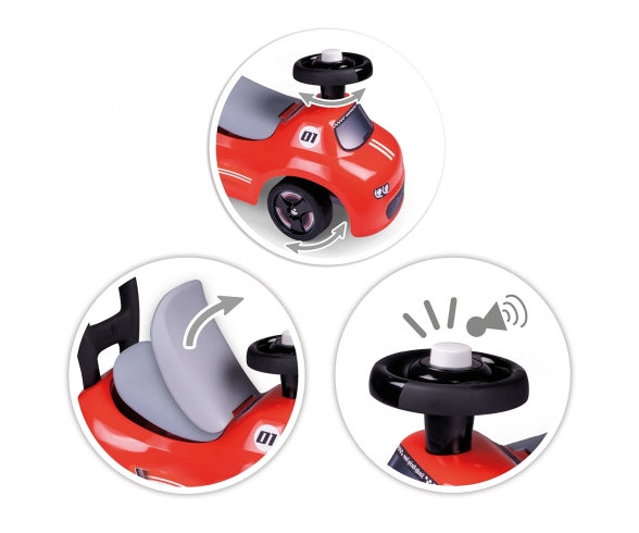 SMOBY Auto Ride-On Red