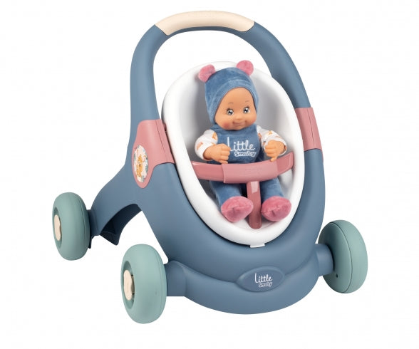 SMOBY Little Smoby Baby Walker 3 in 1 + Baby Doll