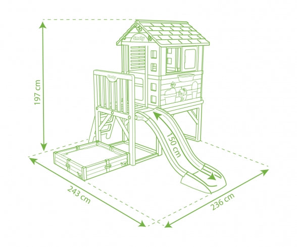 SMOBY Smoby Stilt house Square