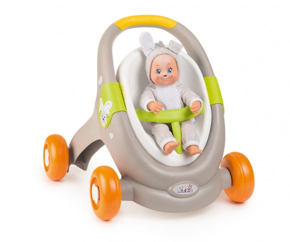 SMOBY Minikiss 3 In 1 Animal Baby Walker