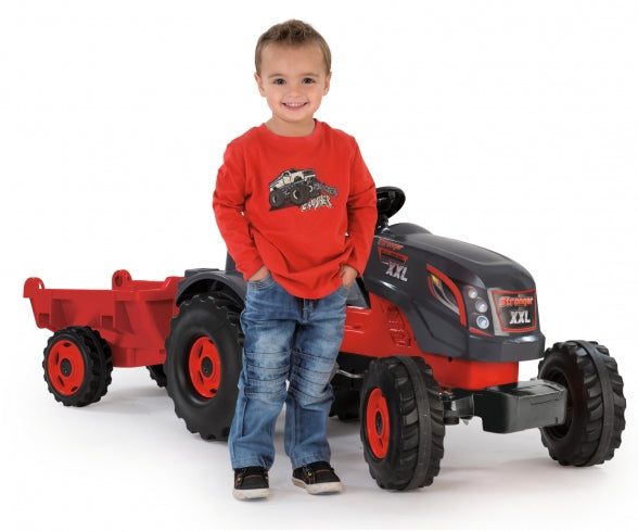 SMOBY Stronger Xxl Tractor + Trailer