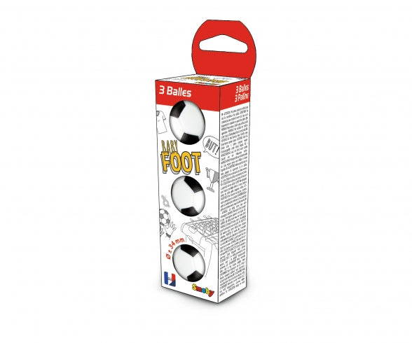 SMOBY PLASTIC BALLS 34 MM X3