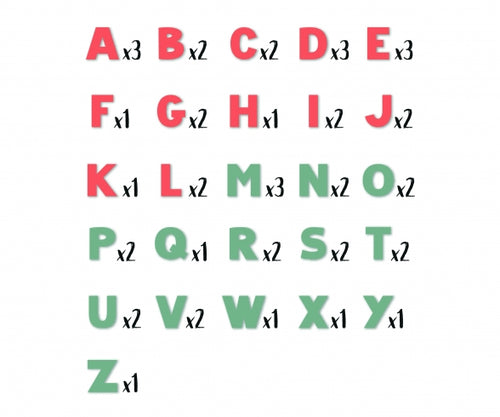 SMOBY 48 Magnetic Letters